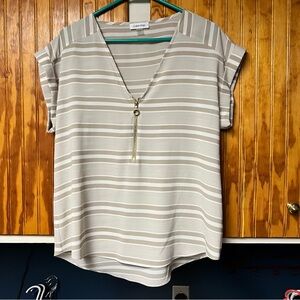 Womens Calvin Klein blouse size L